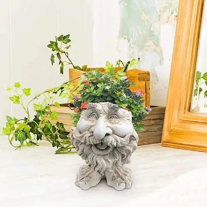 Gnome Flower Pot