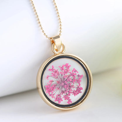 Fairy Dried Flower Necklace