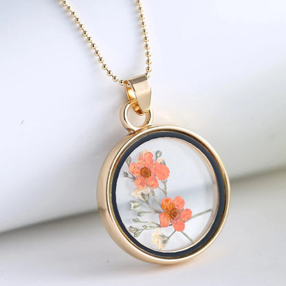 Fairy Dried Flower Necklace